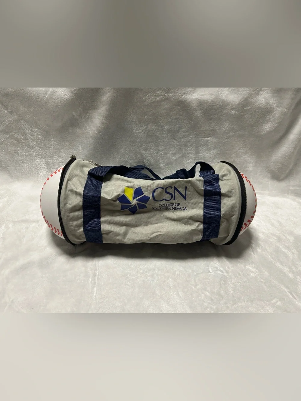 CSN Las Vegas 51's Baseball Alien Retractable gray medium Tote Duffle Bag